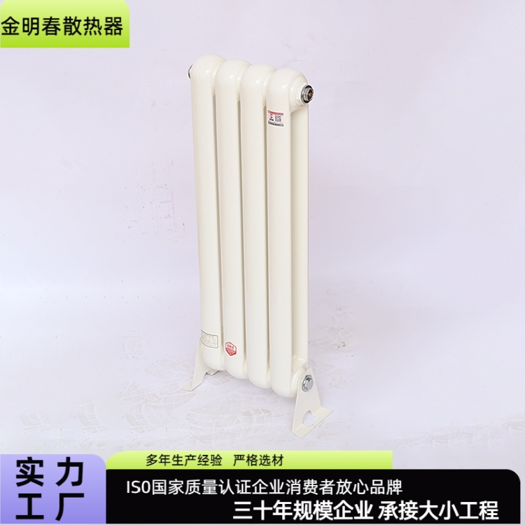金明春 源头厂家 QFGZ219钢制二柱暖气片 造型美观实用 加工定做