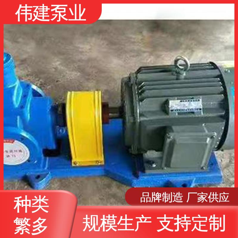 伟建生产 容积式转轮泵 高粘度树脂 耐酸碱腐蚀 重油循环电加热设备