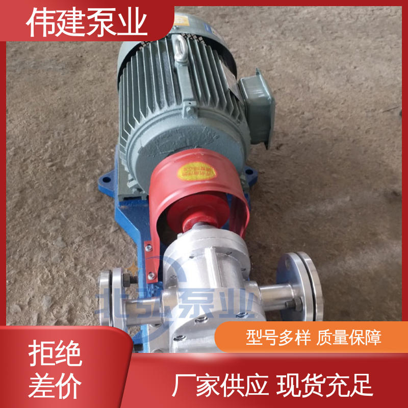 粘度物料输送用 耐酸碱耐腐蚀 支持定制 LC50皮带轮罗茨泵 伟建供应