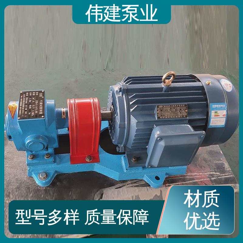 伟建供应 高流量 无泄漏效率高 电动齿轮泵 机油柴油液运输用