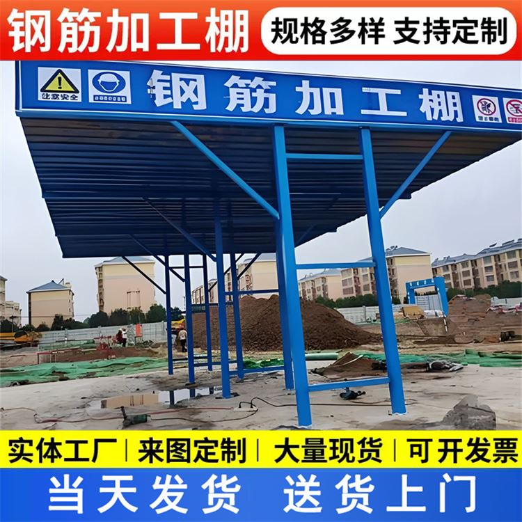特信 彩钢棚钢结构 现货速发 工地安全通道防护棚