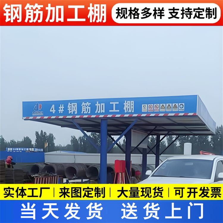 特信 质量优良 安全通道双层防护棚 木工加工棚