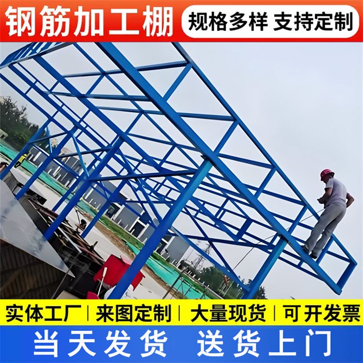 特信 钢筋加工棚 货源充足 安全通道双层防护棚