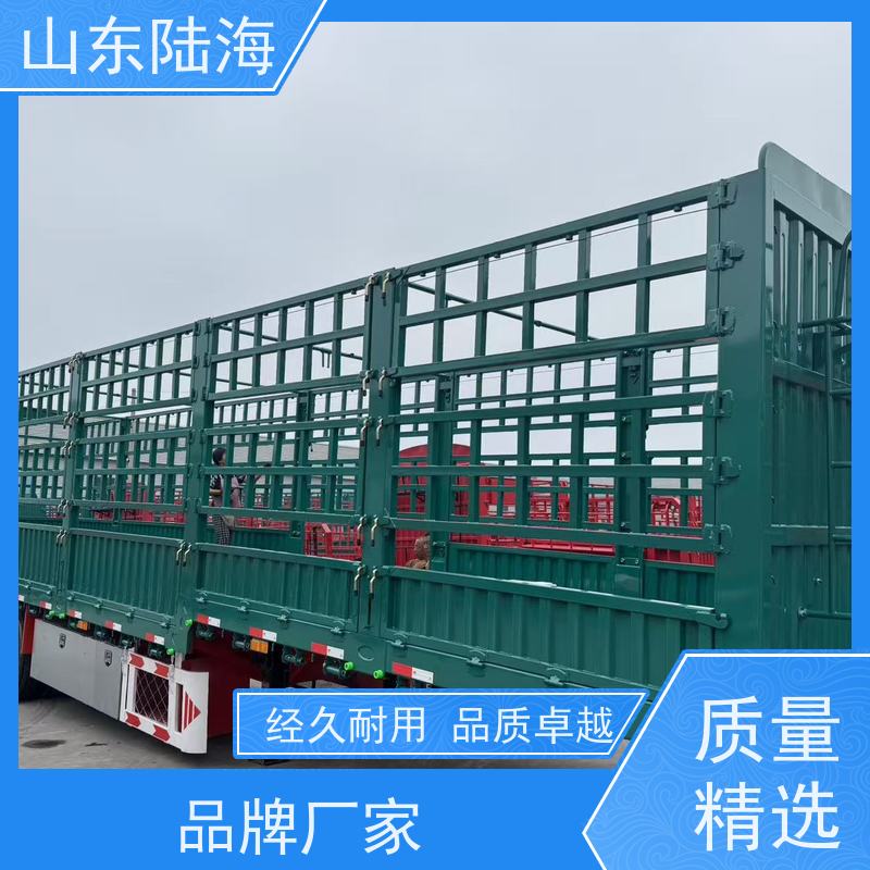 源头实力厂家 高栏半挂车 中置气囊 承载能力强