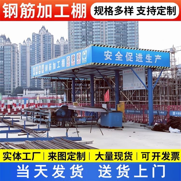 特信 钢筋棚标准化尺寸 按需定制 安全防护通道