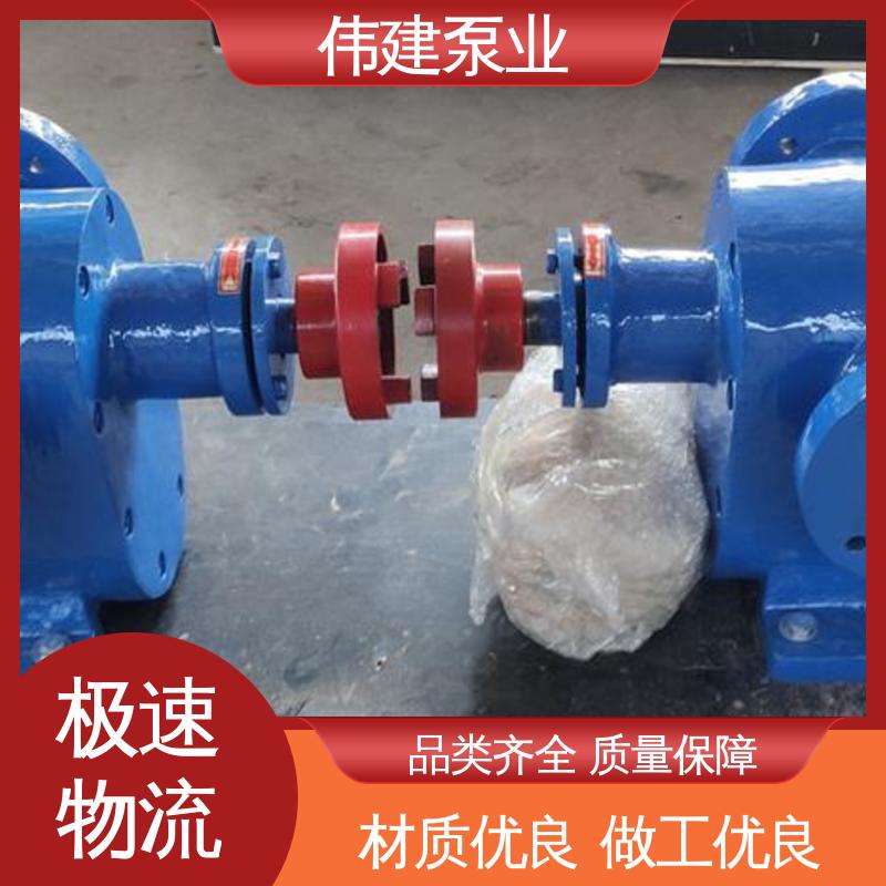 伟建供应 支持定制 大流量 润滑油脂沥青输送 LC减速机罗茨泵 