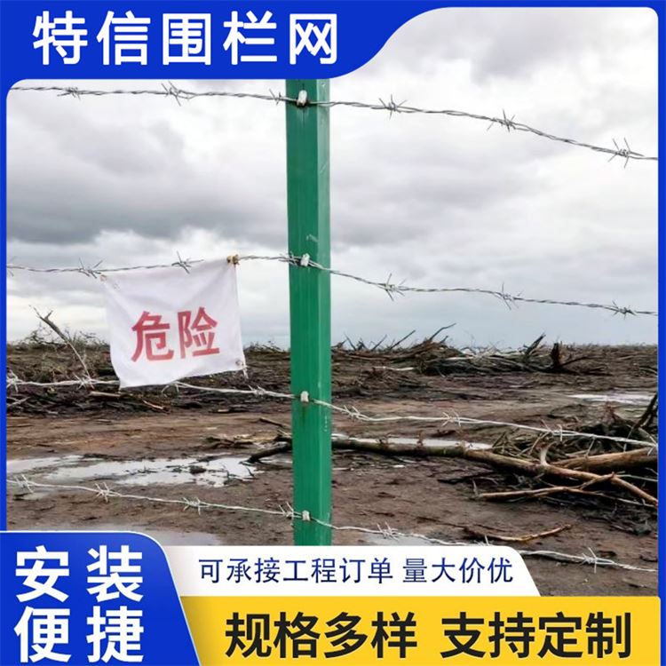 特信围栏 栅栏护栏网 防盗带刺铁丝网 材质优良