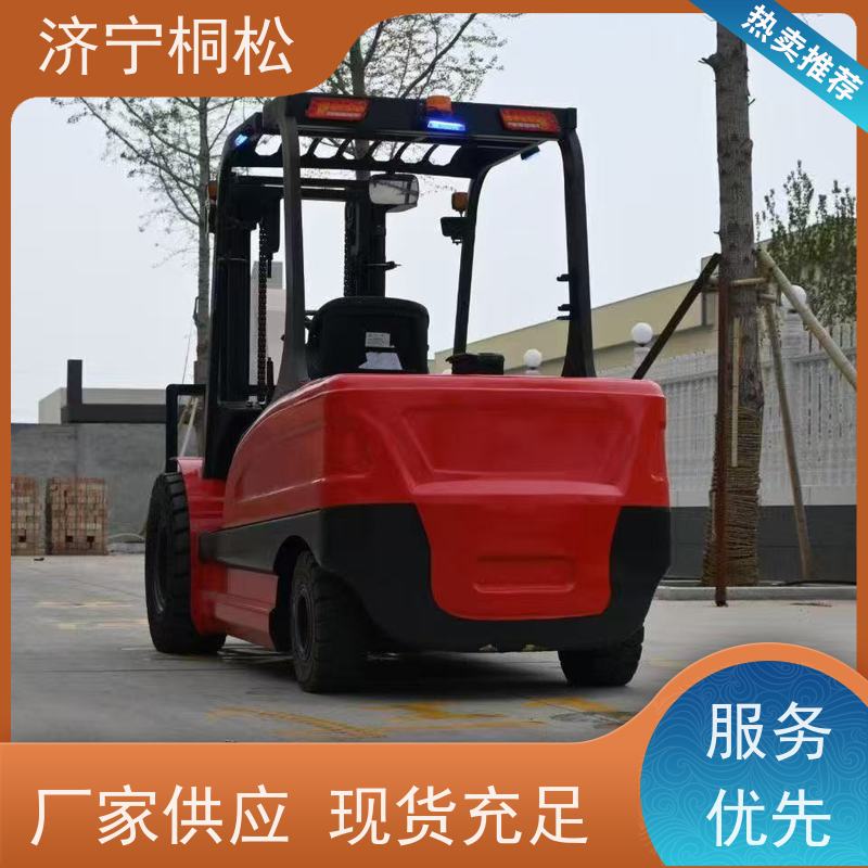 桐松机械 四轮座驾式 1T环保电动叉车 加强密封双油缸 服务刚开始
