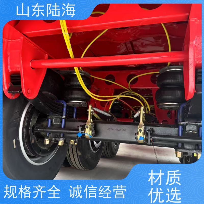 源头实力厂家 花篮半挂车 钢板鼓刹车桥 应用型广