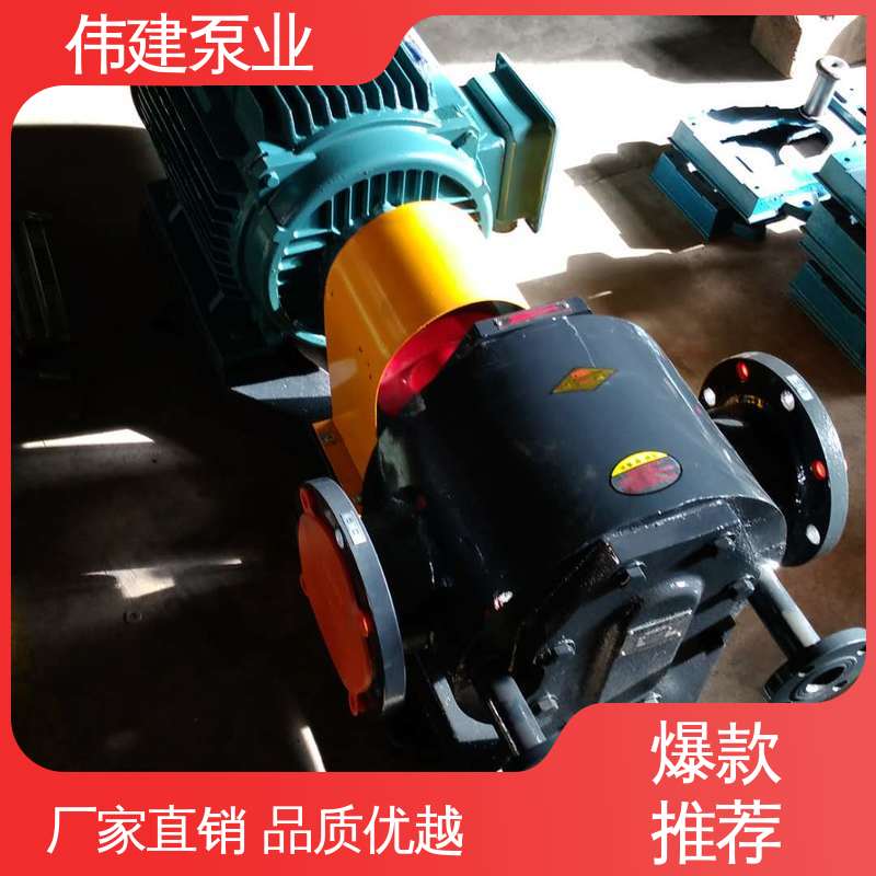结构简单 加温保温高温隔套泵 多种形式安装 润滑油输送用 伟建生产