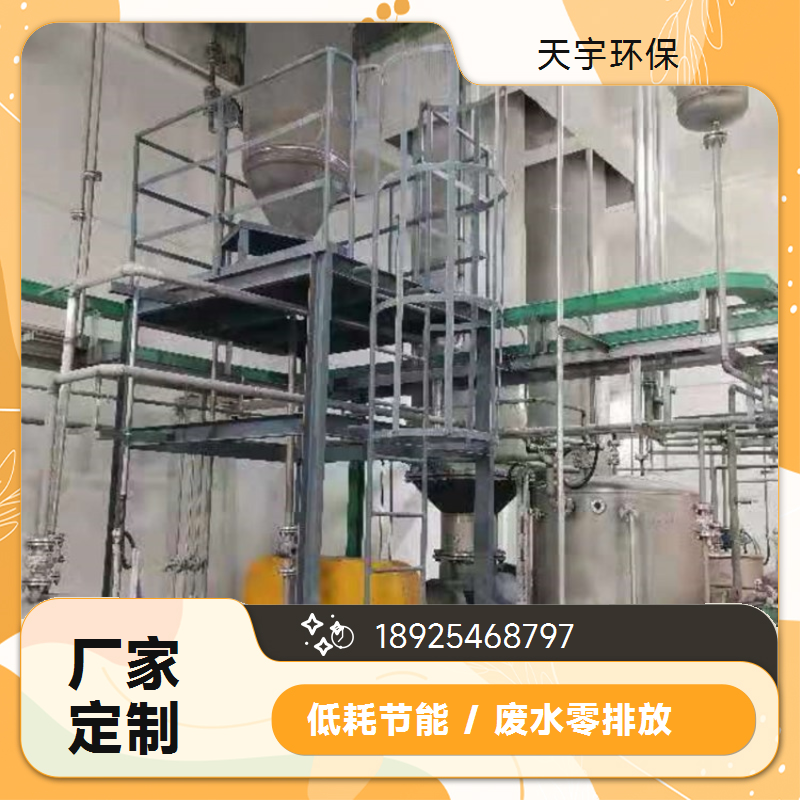 规格齐全 低温蒸发浓缩设备 高盐母液干燥机组 电渗析脱盐用 天宇环保