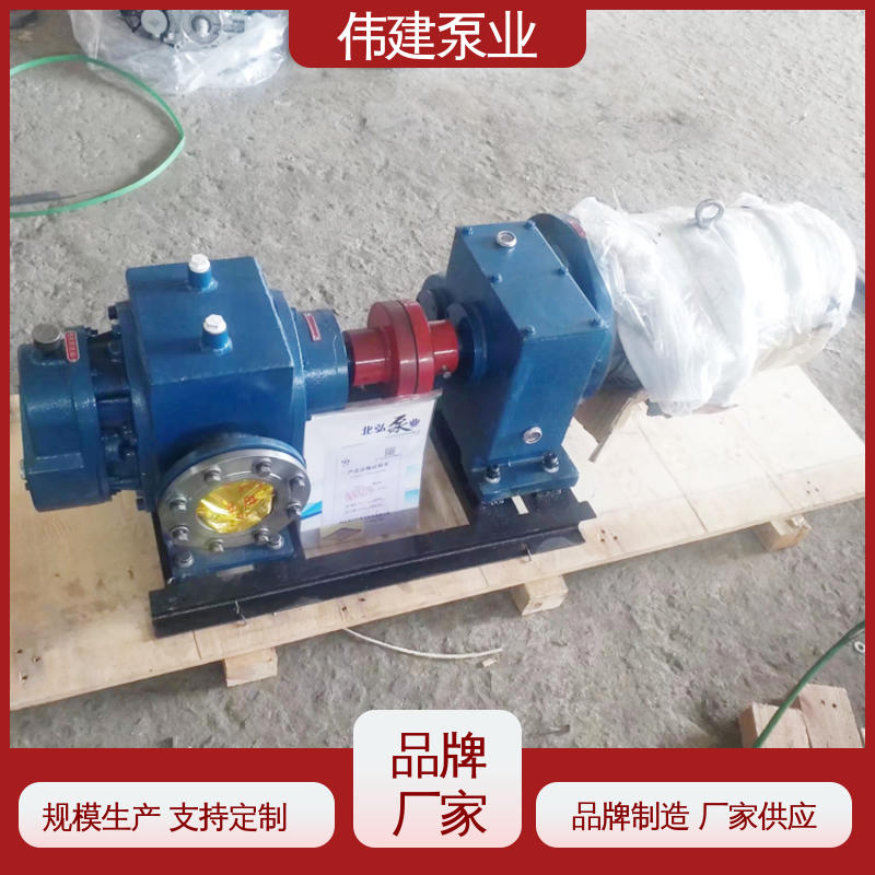 伟建生产 噪音小体积小 糖蜜糖浆卸车用 LC50皮带轮罗茨泵 规格齐全