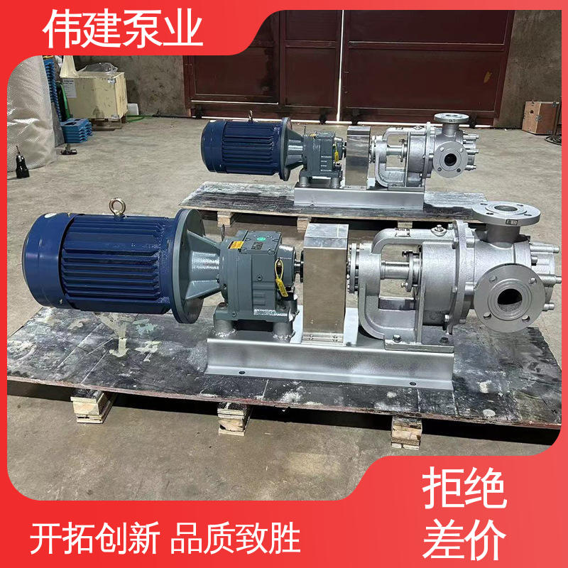 伟建生产 高粘度罗茨泵 橡胶树脂输送用 支持定制 噪音小体积小