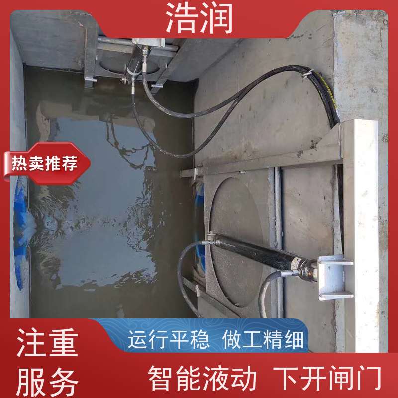 浩润 自动智能控制下开式闸门 安装方便 坚固耐用 性价比高