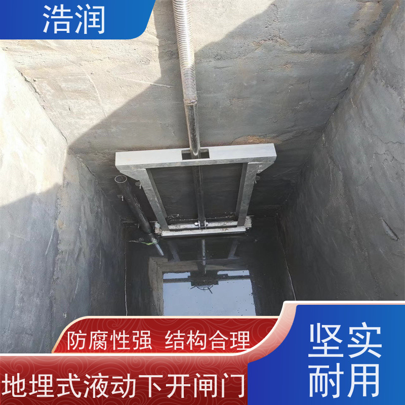 浩润 智能液动下开闸门 运行平稳 做工精细 货源充足