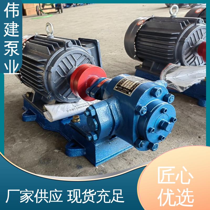 伟建生产 机油柴油液运输用 电动齿轮泵 流量大扬程高 支持定制