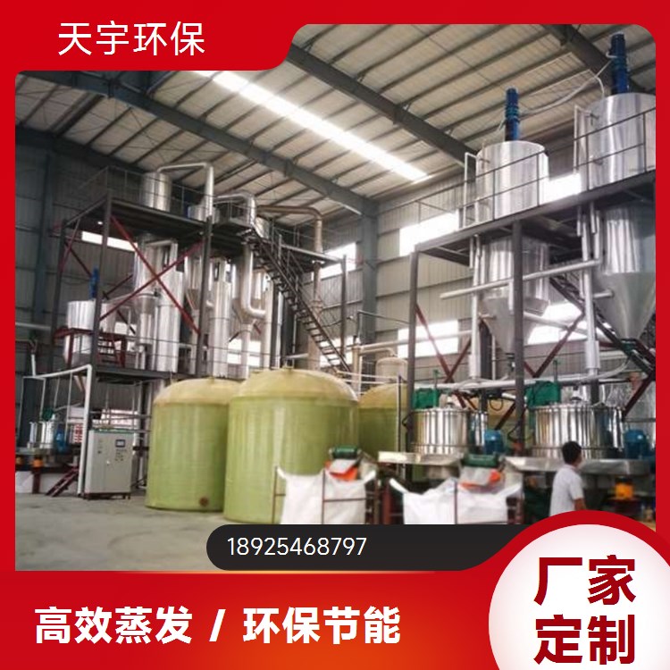 使用稳定 生产厂家 双效外循环蒸发浓缩器 天宇环保