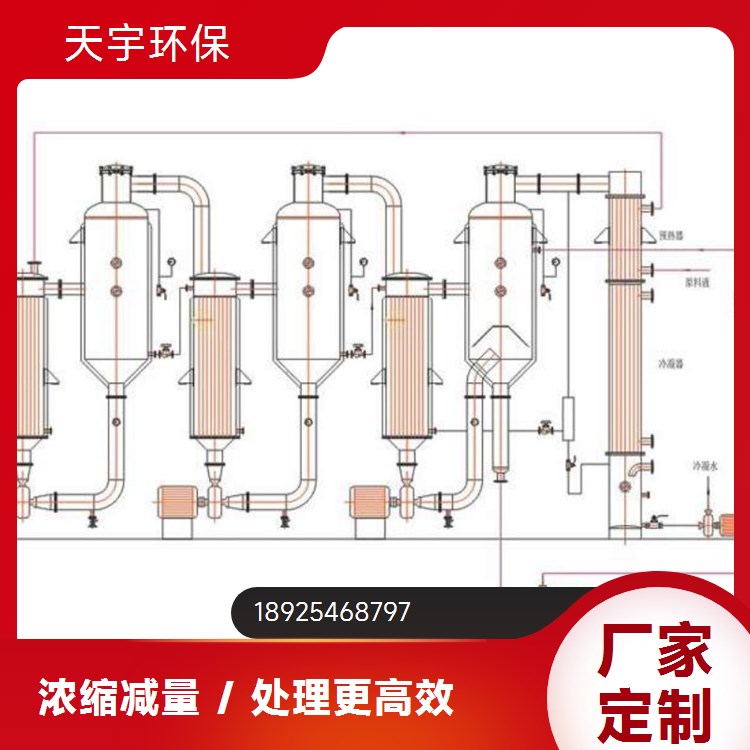 节能低耗 冷却式结晶器 mvr蒸发设备 垃圾焚烧行业用 天宇环保供应