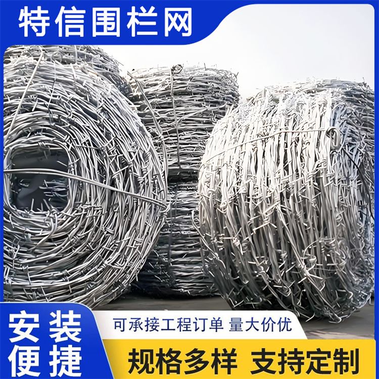 特信围栏 高铁刺丝滚笼 刺铁丝隔离栅 源头厂家 
