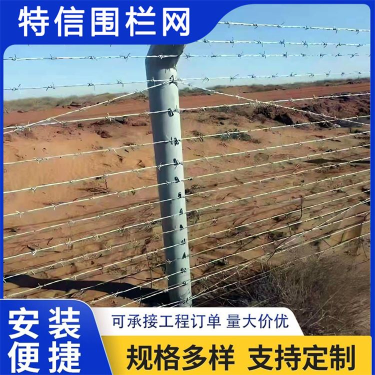 特信围栏 铁蒺藜防护网 细致打造 高铁刺丝滚笼