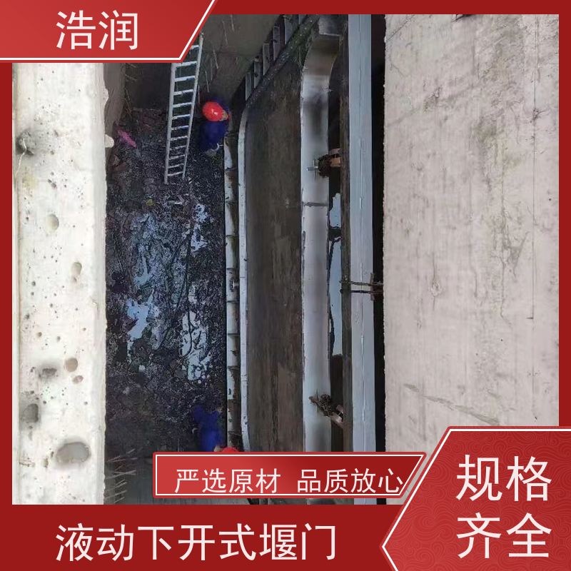 浩润 液压下开式堰门 结构稳固 抗压好 发货及时