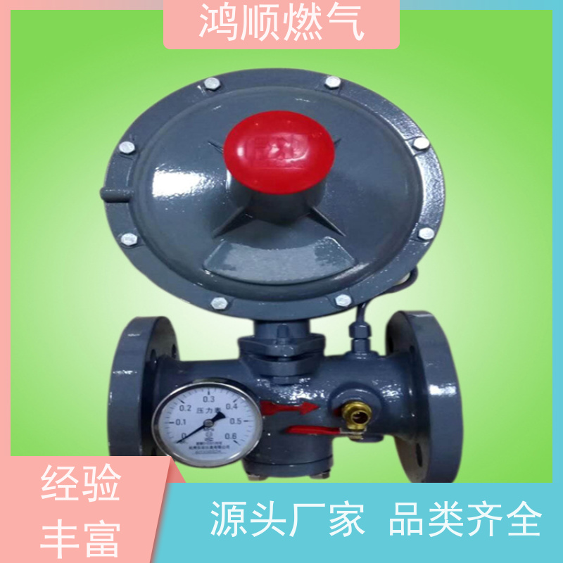 鸿顺 厂家 DN100燃气调压器 精度高反应灵敏 规格齐全