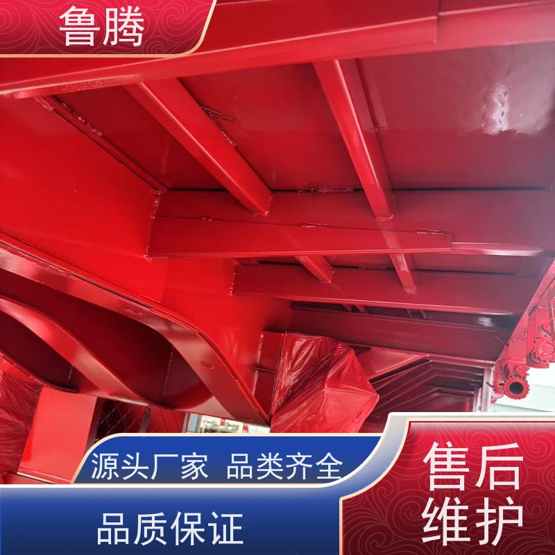 源头工厂 一拖一挂式13米平板半挂车 拉钢筋运输车 重心低 行驶稳