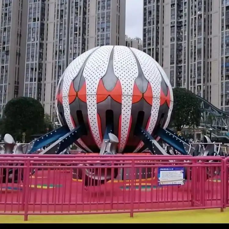 鸿博游艺 户外旋转升降自控飞机 儿童游乐设备 可定制