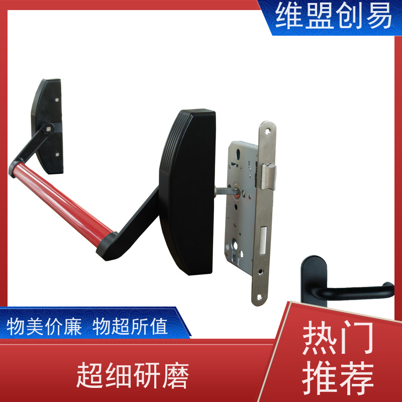 衢州下压防火锁有框玻璃门生产厂家紧急安全出口锁具