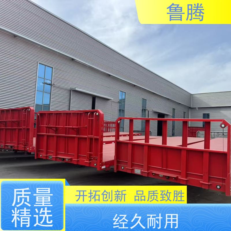 源头工厂 轻型平板半挂车 八轴重型货柜拖板车 动力充足