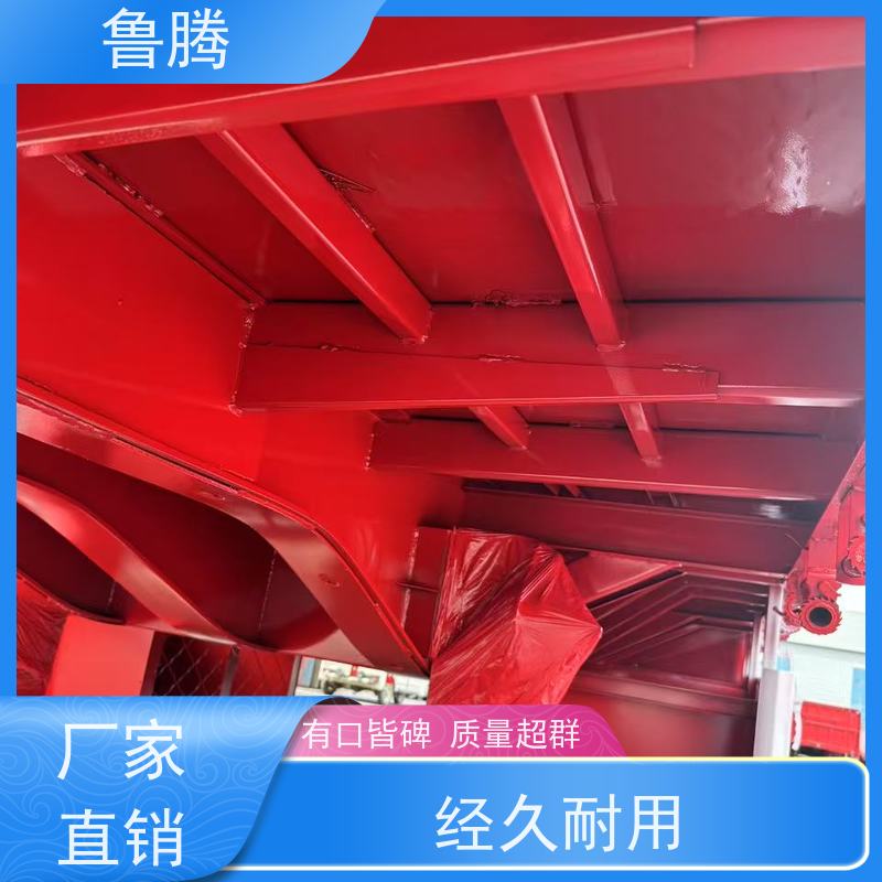 源头工厂 13米出口型平板半挂车 八轴重型货柜拖板车 动力充足