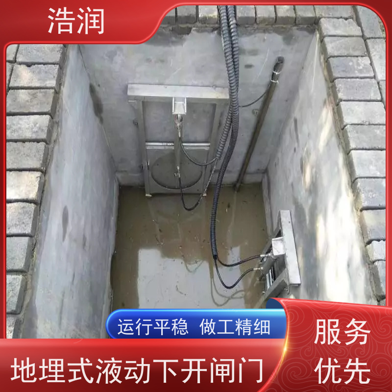 浩润 液动下开闸门 安装方便 坚固耐用 供货及时