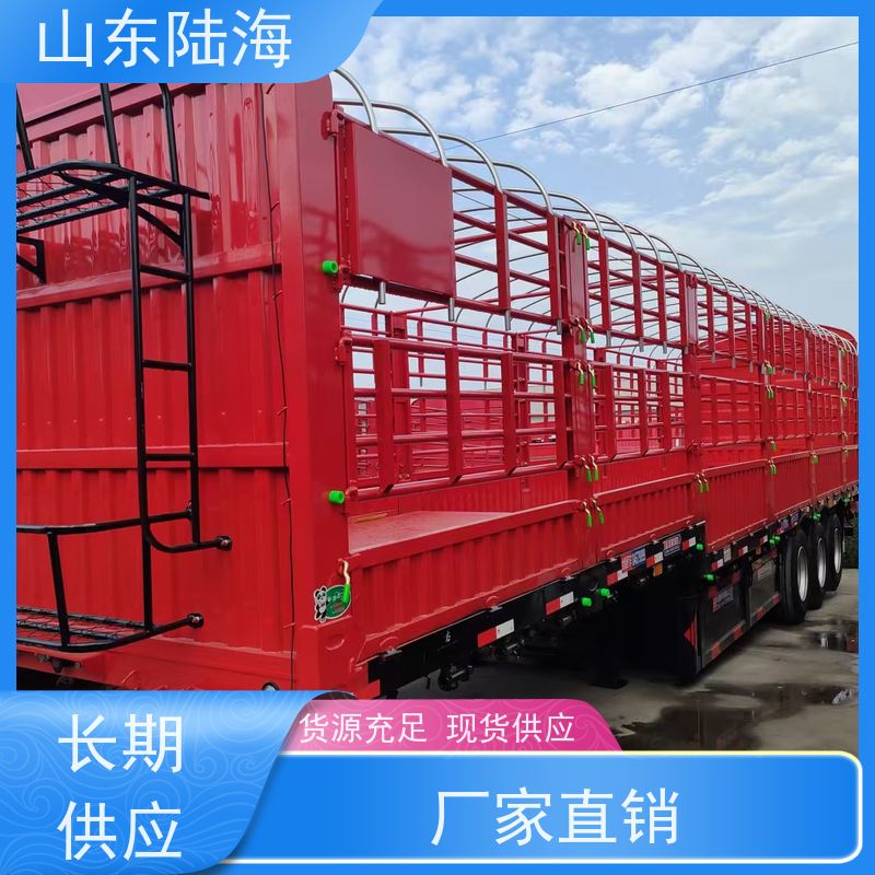 源头实力厂家 13米花篮半挂车 钢板鼓刹车桥 应用型广