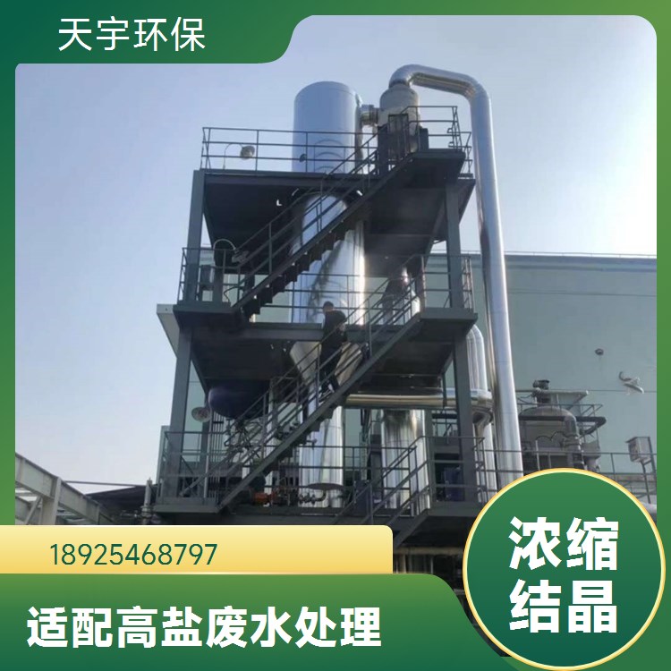 强制循环系统 电渗析脱盐用 母液干化蒸发器 性能稳定 天宇环保供应
