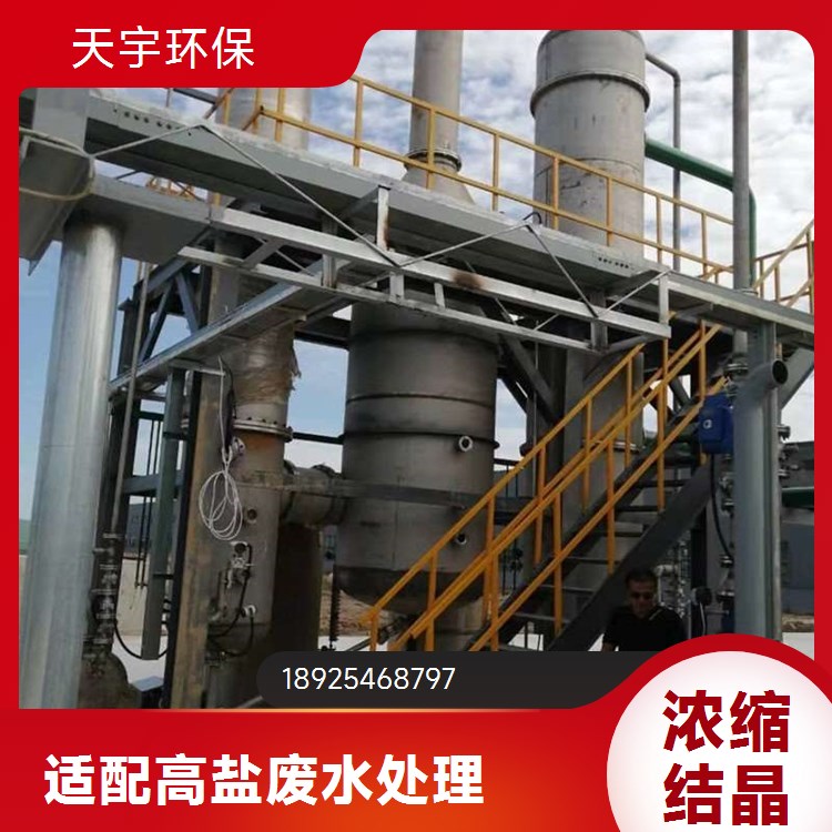 实用性强 垃圾焚烧飞灰行业用 mvr脱盐原理 双效蒸发浓缩器 天宇环保