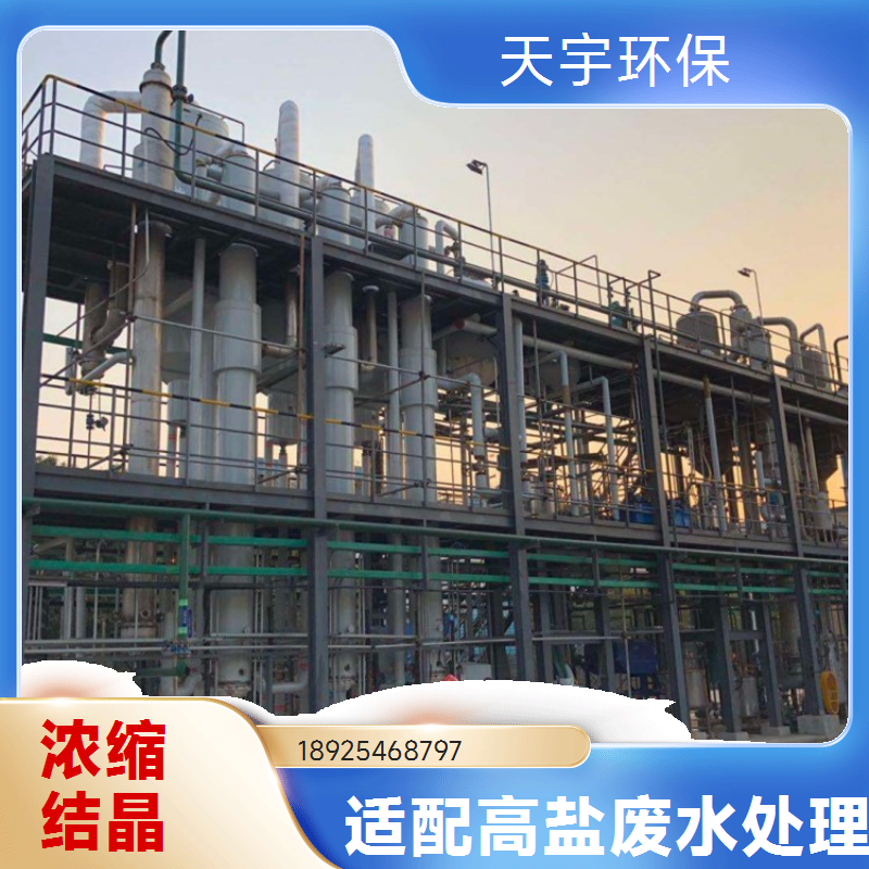性能稳定 垃圾焚烧飞灰行业用 化工废水处理系统 钾钠分盐设备