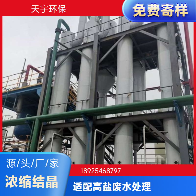 天宇环保 酒糟行业用 母液干化废水处理系统 加工定制 双效蒸发浓缩器