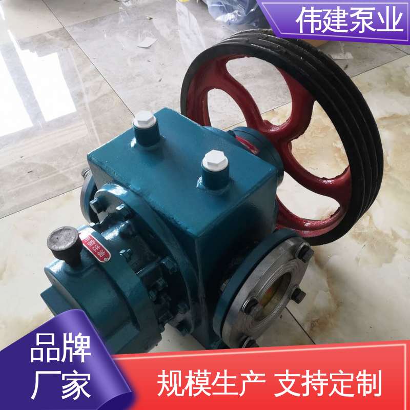 伟建供应 大流量 糖蜜糖浆卸车用 规格齐全 LC50皮带轮罗茨泵