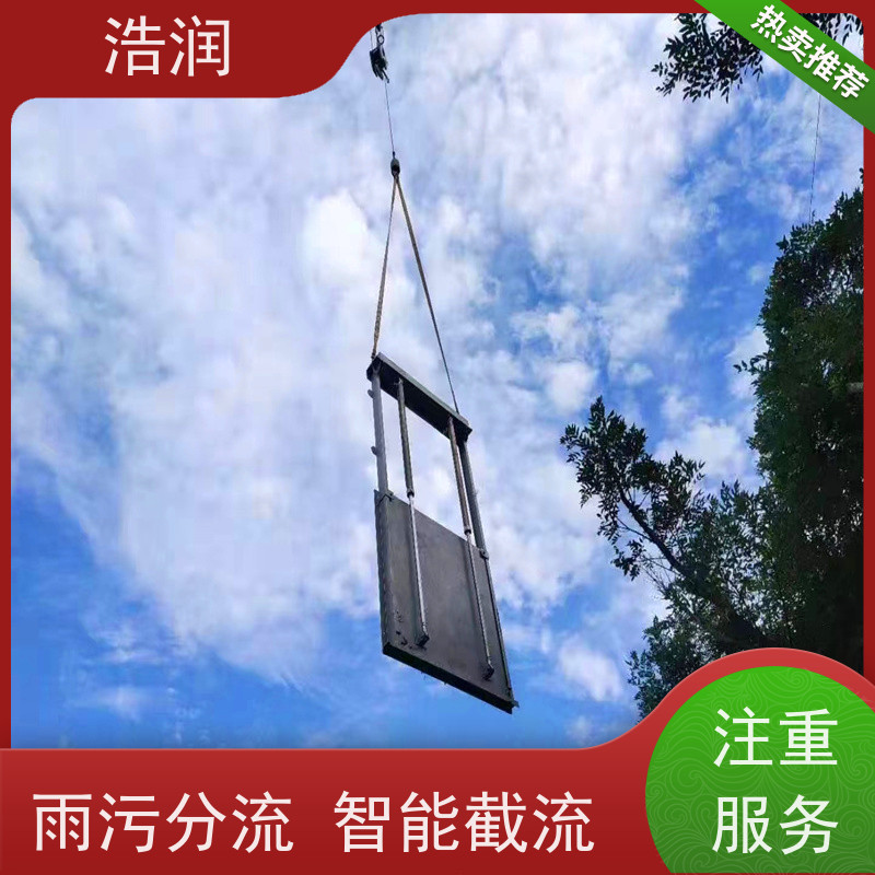 浩润 液动下开闸门 运行平稳 做工精细 货源充足