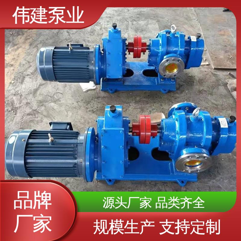 伟建供应 噪音小体积小 涂料油漆输送用 规格齐全 LC减速机罗茨泵 