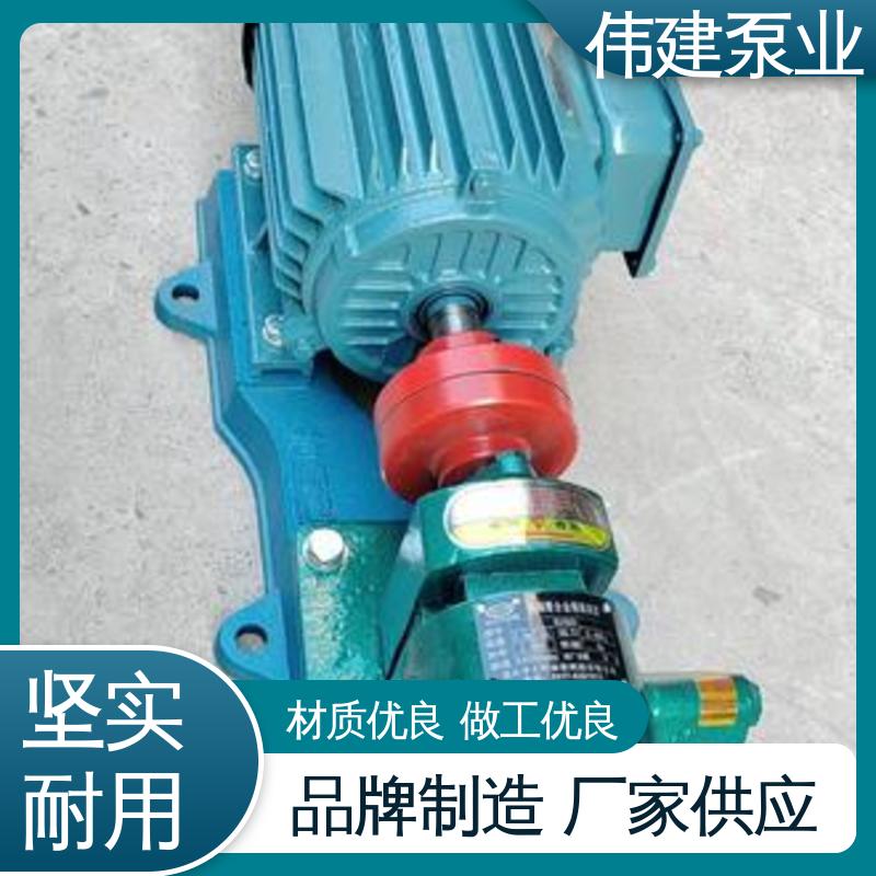 伟建生产 重油输送用 低噪音 不锈钢齿轮泵 无泄漏效率高