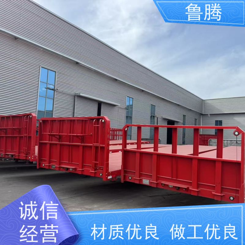 源头工厂 13米三轴平板半挂车 拉钢筋运输车 一车多用来回不趴窝