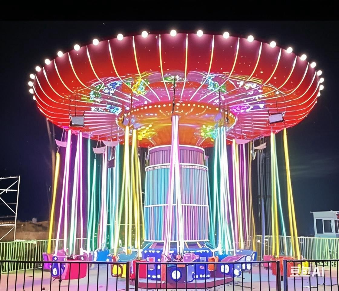 鸿博游艺 户外摇头飞椅 新型游乐设备生产企业 按需定制