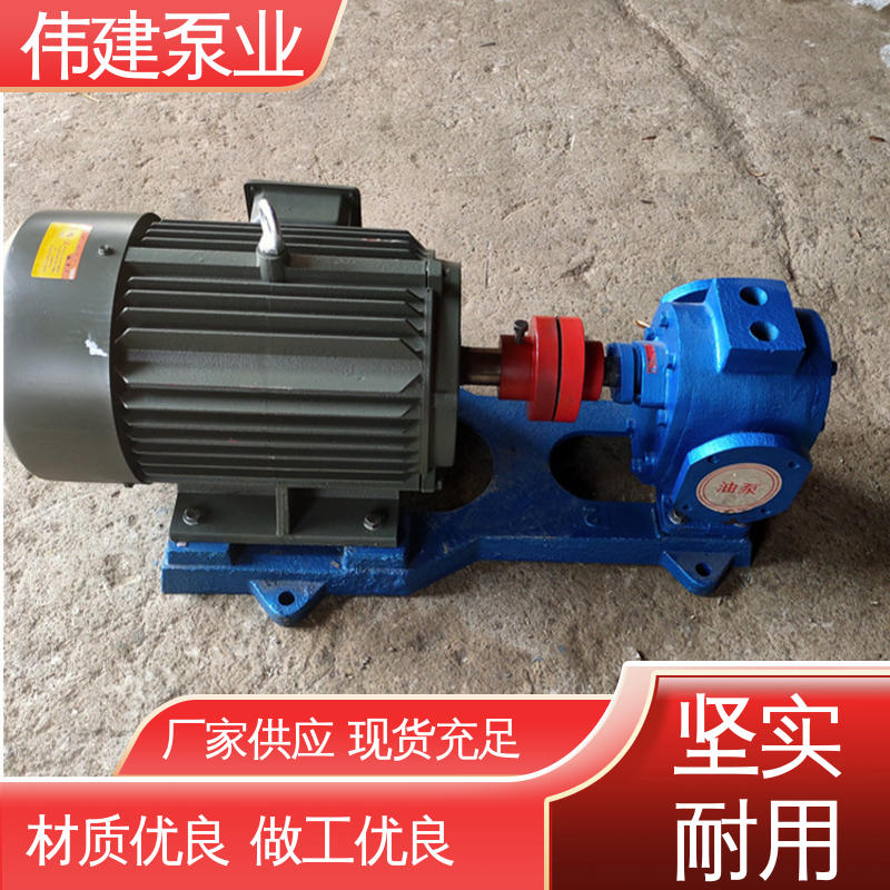 伟建生产 容积式转轮泵 石蜡等粘稠物专用 高粘度树脂 耐酸碱腐蚀