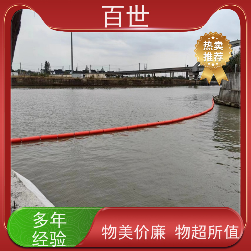 百世 饮用水源 拦污屏障 网格化拦截 钢丝绳锚固
