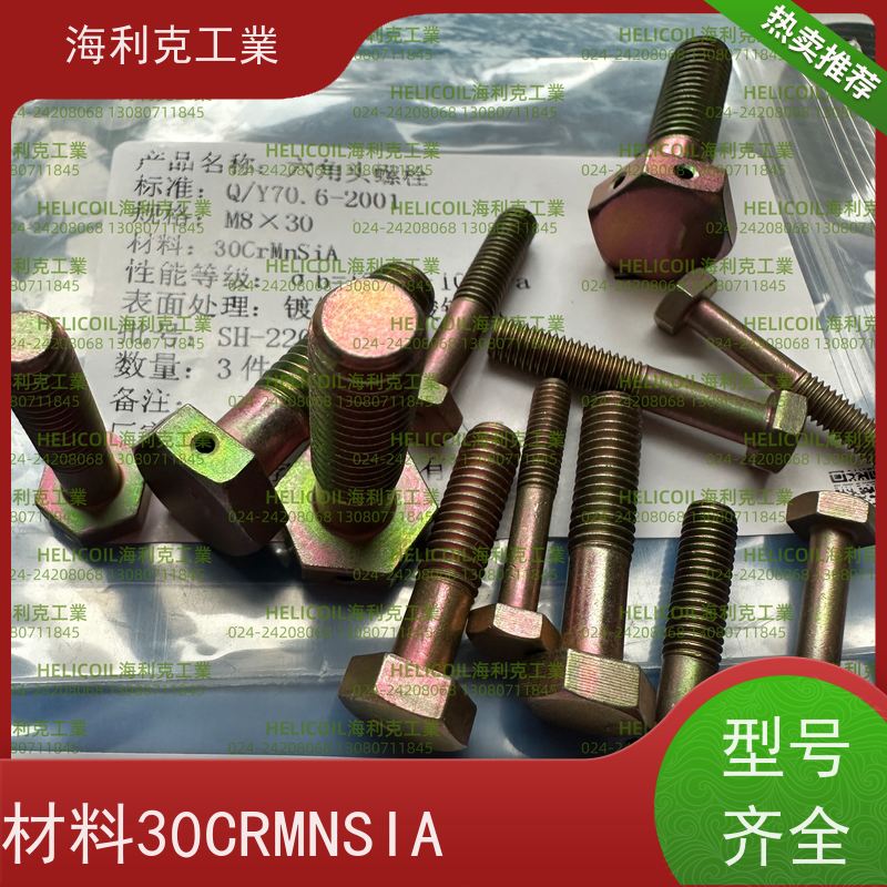 海利克精工制造 QY70.6-2001 六角头螺栓 H62Y2 M4M5