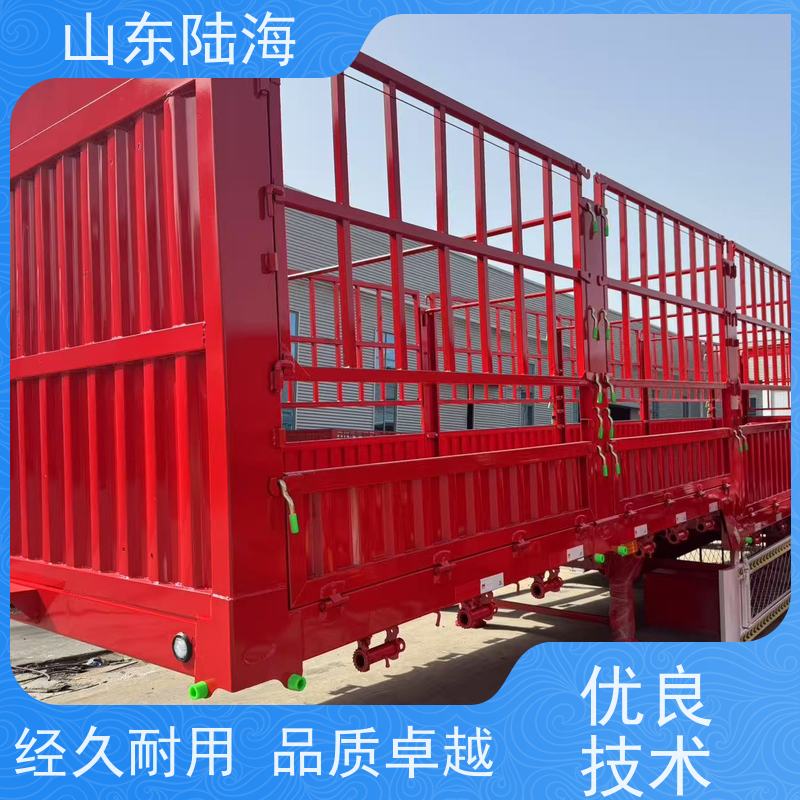 源头实力厂家 13米标准花篮半挂车 中置气囊 承载能力强