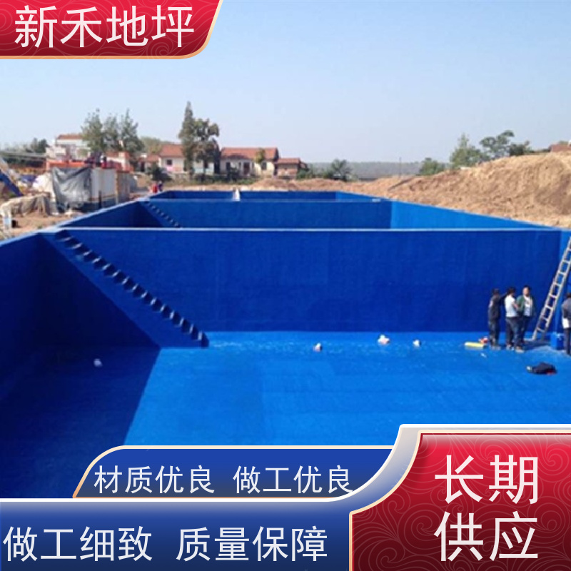 环氧树脂玻璃钢防腐 耐酸碱抗腐蚀施工 性能稳定新禾地坪