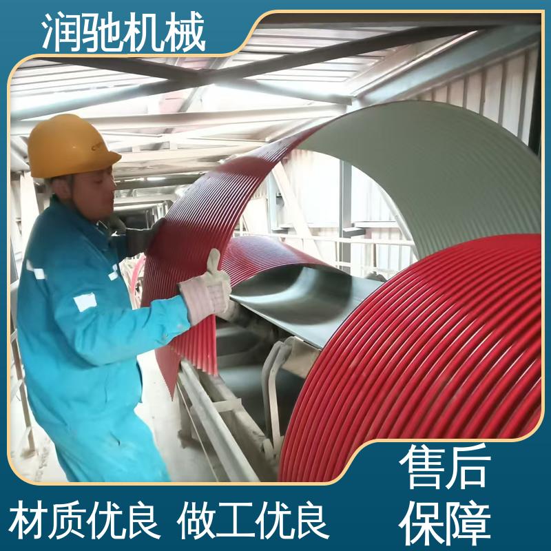 润驰供应 轻质高强 弓形波浪 钢厂 输送机防尘瓦