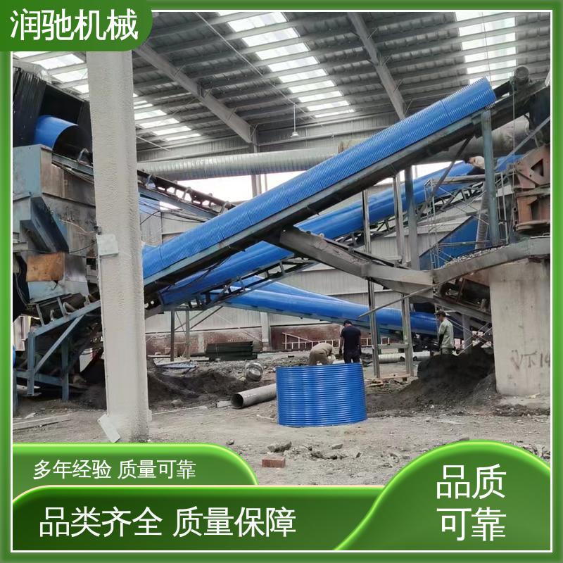 可开检查窗 皮带机防尘棚 抗弯强度高 蓝色B1000 润驰供应